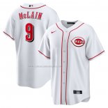 Camiseta Beisbol Hombre Cincinnati Reds Matt McLain Primera Replica Blanco