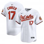 Camiseta Beisbol Hombre Baltimore Orioles Colton Cowser Primera Limited Blanco