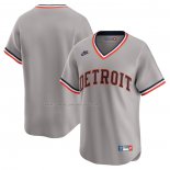 Camiseta Beisbol Hombre Detroit Tigers Cooperstown Collection Limited Gris