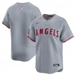 Camiseta Beisbol Hombre Los Angeles Angels Segunda Limited Gris