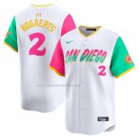 Camiseta Beisbol Hombre San Diego Padres Xander Bogaerts City Connect Limited Blanco