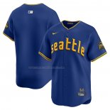 Camiseta Beisbol Hombre Seattle Mariners City Connect Limited Azul
