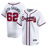 Camiseta Beisbol Hombre Atlanta Braves AJ Smith-Shawver Primera Limited Blanco