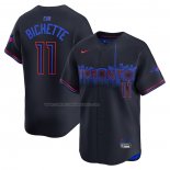 Camiseta Beisbol Hombre Toronto Blue Jays Bo Bichette 2024 City Connect Limited Negro