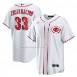 Camiseta Beisbol Hombre Cincinnati Reds Christian Encarnacion-Strand Primera Replica Blanco