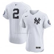 Camiseta Beisbol Hombre New York Yankees Derek Jeter Primera Elite Blanco