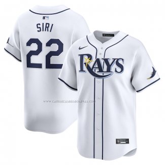 Camiseta Beisbol Hombre Tampa Bay Rays Jose Siri Primera Limited Blanco