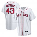Camiseta Beisbol Hombre Boston Red Sox Ceddanne Rafaela Primera Replica Blanco