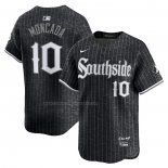 Camiseta Beisbol Hombre Chicago White Sox Yoan Moncada City Connect Negro
