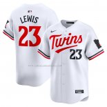 Camiseta Beisbol Hombre Minnesota Twins Royce Lewis Primera Limited Blanco