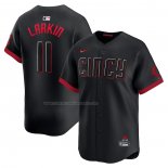 Camiseta Beisbol Hombre Cincinnati Reds Barry Larkin City Connect Limited Negro