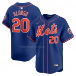 Camiseta Beisbol Hombre New York Mets Pete Alonso Alterno Limited Azul
