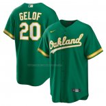 Camiseta Beisbol Hombre Oakland Athletics Zack Gelof Alterno Replica Verde