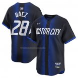 Camiseta Beisbol Hombre Detroit Tigers Javier Baez 2024 City Connect Limited Azul