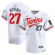 Camiseta Beisbol Hombre Minnesota Twins Ryan Jeffers Primera Limited Blanco