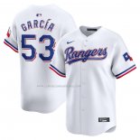 Camiseta Beisbol Hombre Texas Rangers Adolis Garcia Primera Limited Blanco