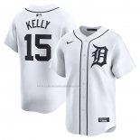 Camiseta Beisbol Hombre Detroit Tigers Carson Kelly Primera Limited Blanco