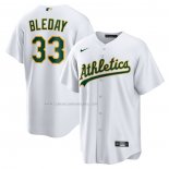Camiseta Beisbol Hombre Oakland Athletics JJ Bleday Primera Replica Blanco
