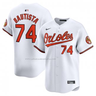 Camiseta Beisbol Hombre Baltimore Orioles Felix Bautista Primera Limited Blanco