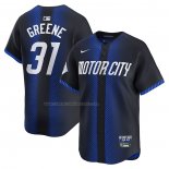 Camiseta Beisbol Hombre Detroit Tigers Riley Greene 2024 City Connect Limited Azul