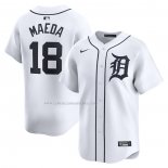 Camiseta Beisbol Hombre Detroit Tigers Kenta Maeda Primera Limited Blanco