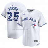 Camiseta Beisbol Hombre Toronto Blue Jays Daulton Varsho Primera Limited Blanco