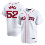Camiseta Beisbol Hombre Boston Red Sox Wilyer Abreu Primera Limited Blanco