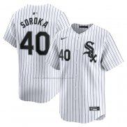 Camiseta Beisbol Hombre Chicago White Sox Michael Soroka Primera Limited Blanco