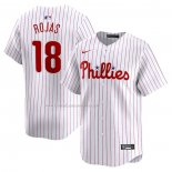 Camiseta Beisbol Hombre Philadelphia Phillies Johan Rojas Primera Limited Blanco