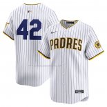 Camiseta Beisbol Hombre San Diego Padres 2024 Jackie Robinson Day Primera Limited Blanco