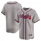 Camiseta Beisbol Hombre Atlanta Braves Segunda Limited Gris