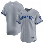 Camiseta Beisbol Hombre Kansas City Royals Segunda Limited Gris