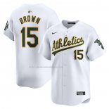 Camiseta Beisbol Hombre Oakland Athletics Seth Brown Primera Limited Blanco