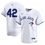 Camiseta Beisbol Hombre Toronto Blue Jays 2024 Jackie Robinson Day Primera Limited Blanco