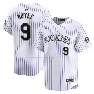 Camiseta Beisbol Hombre Colorado Rockies Brenton Doyle Primera Limited Blanco