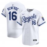 Camiseta Beisbol Hombre Kansas City Royals Hunter Renfroe Primera Limited Blanco